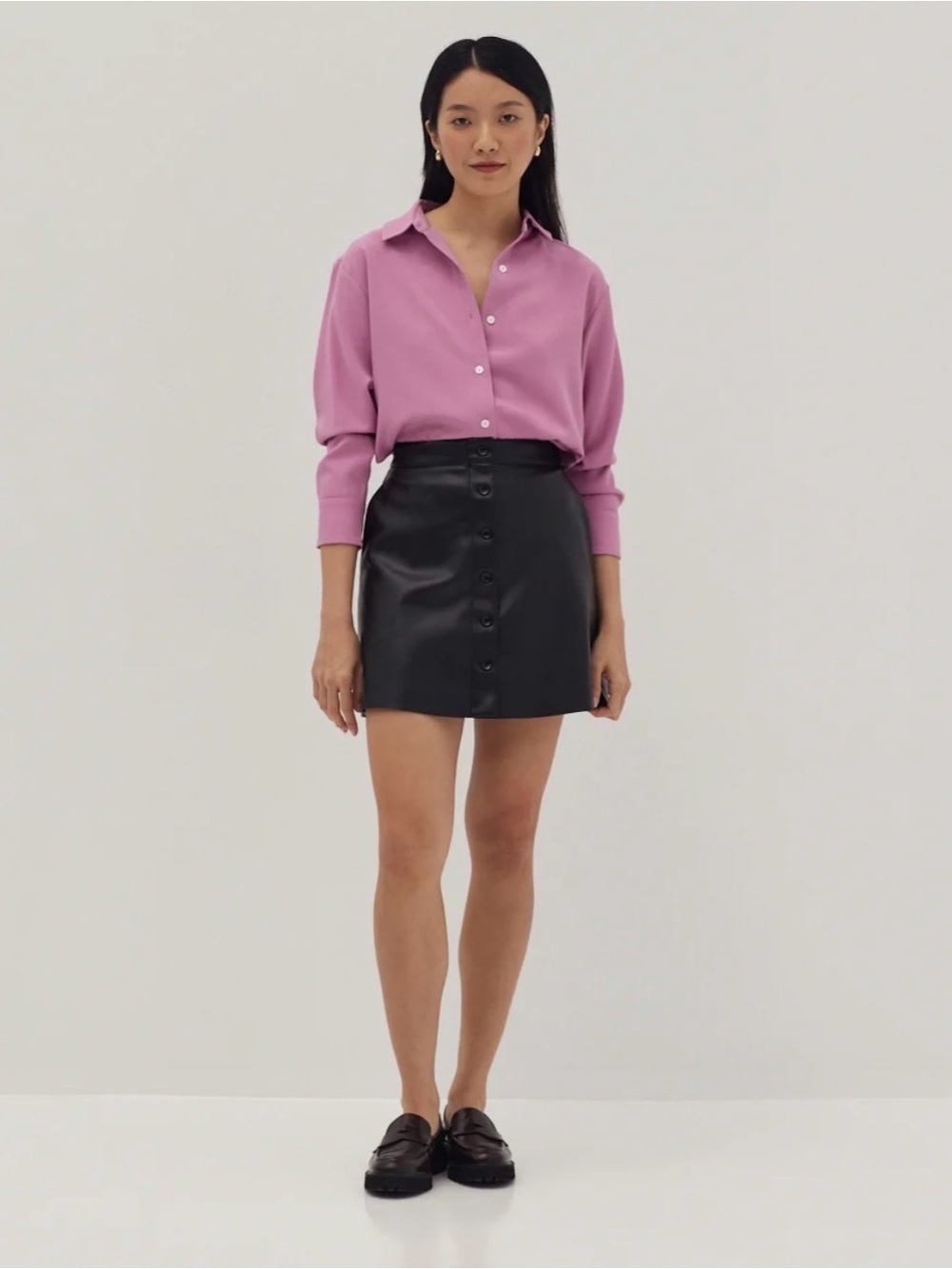 Love Bonito Faux Leather Mini Skirt